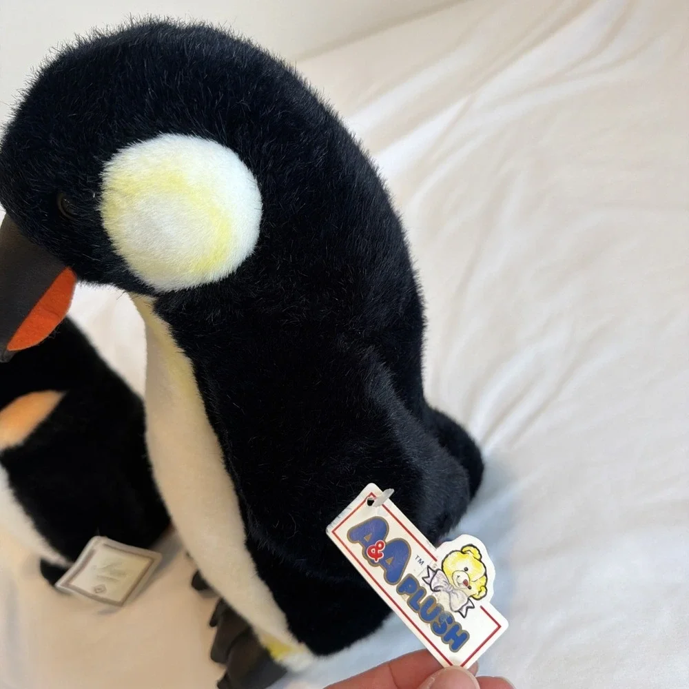 Russ Berrie Penguin Plush Peppi Emperor Bird Stuffed Animal A&A Plush NWT!
